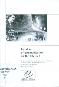 Image of Freedom of communication on the internet
