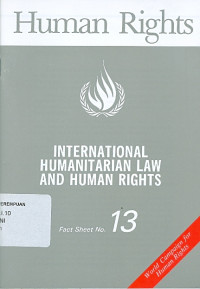 Image of International Humanitarian Law and Human Rights Fact Sheet No. 13