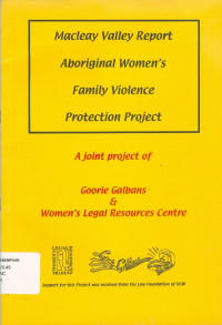 Image of Aboriginal women's family violence protection project