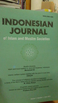 Indonesian Journal: Of Islam and Muslim Societies