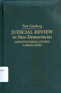 Image of Judicial review in new democracies: constitutional courts in Asian cases