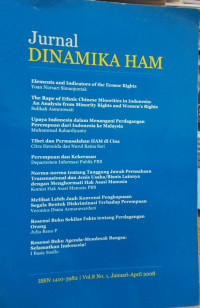 Jurnal Dinamika HAM Januari-April 2008