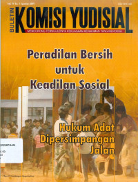 Image of Buletin komisi yudisial agustus 2009 peradilan bersih untuk keadilan sosial