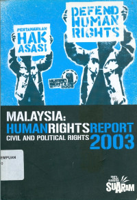Image of Malaysia: human rights civil and political rights report 2003