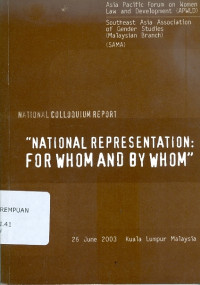 National colloquim report: 