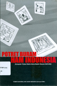 Image of Potret buram HAM Indonesia: (kumpulan tulisan rubrik utama buletin wacana HAM 2005)