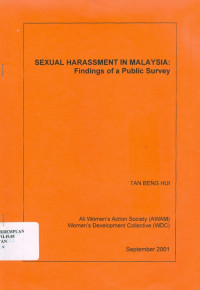 Sexual harassment in Malaysia: findings of a public survey