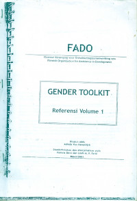 Image of Gender toolkit : referensi volume 1 ( FADO )