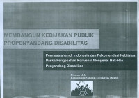 Image of Membangun kebijakan publik propenyandang disabilitas