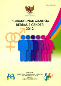 Image of Pembangunan manusia berbasis gender 2012