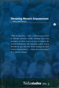 Image of Discussing Women's Empowerment : Theory and Practice