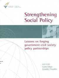 Image of Strengthening Social policy: Lessons on Forging Government-Civil Society Policy Partnerships