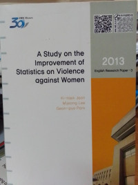 A Study On The Improvement Of Statistics on Violence Against Women