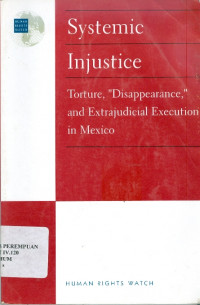 Image of Systemic injustice: torture, 