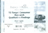 Image of T3 target consumer research qualitative findings: final report