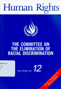 The committee on the elimination of racial discrimination fact sheet no. 12