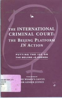 Image of The international criminal court : the Beijing platform in action