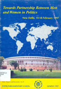 Image of Towards Partnership between Men and Women in Politics: New Delhi, 14-18 february 1997