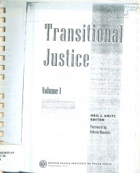 Image of Transitional justice vol. 1 : how emerging democracies reckon with former regimes