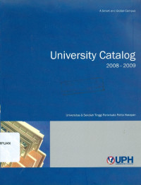 Image of University catalog 2008-2009: universitas & sekolah tinggi pariwisata pelita harapan