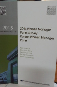 2014 Women Manager Panel Survey Korean Women Manager Panel