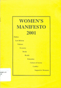 Women's manifesto 2001